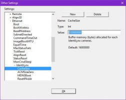FinishLynx buffer cache size
