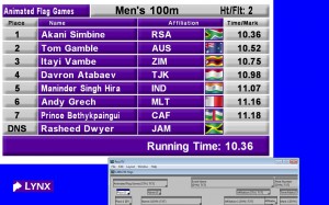 ResulTV 6.0 timing display and broadcast software with gif support